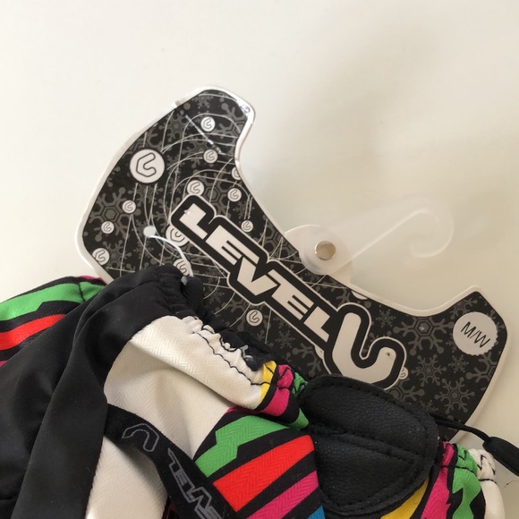 LEVEL Hard Overglove Speed PK Rainbow 🌈 winter mitts BNWT - Picture 5 of 11